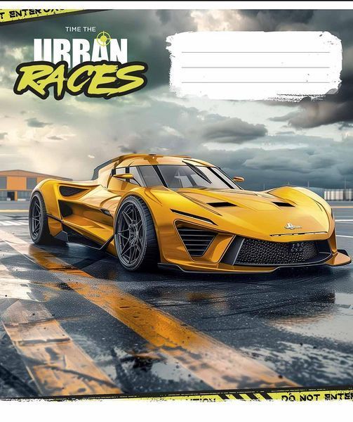 Комплект 5 шт загальних зошитів Time the urban races. Зошит Школярик 36 арк. у клітинку 3439 4823088231267 4823088231267_036-3439K фото