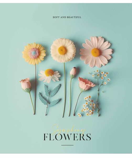 Комплект 5 шт загальних зошитів Flower symphony. Зошит Школярик 48 арк. у лінію 3255 048-3255L 4820006471392 4820006471392_9 фото