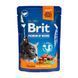 Корм вологий Brit Premium Salmon for Sterilised для стерилізованих котів лосось 100 г 111833 фото 4