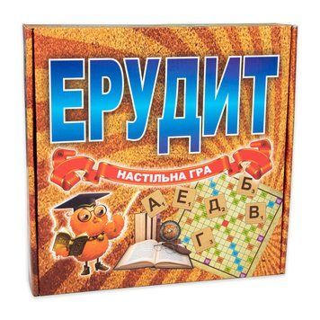 Настільна гра Strateg Ерудит українською мовою (870) 4820175990717 870 фото