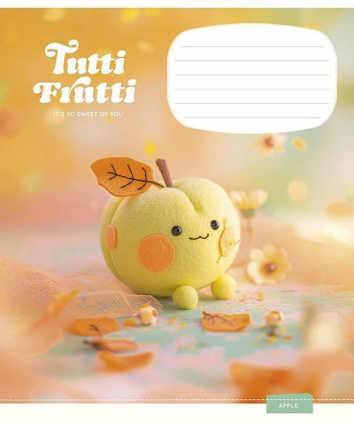 Комплект 5 шт. учнівських зошитів Tutti Frutti. Зошит Школярик 12 арк. у клітинку 3447 4820006470432 4820006470432_012-3447K фото