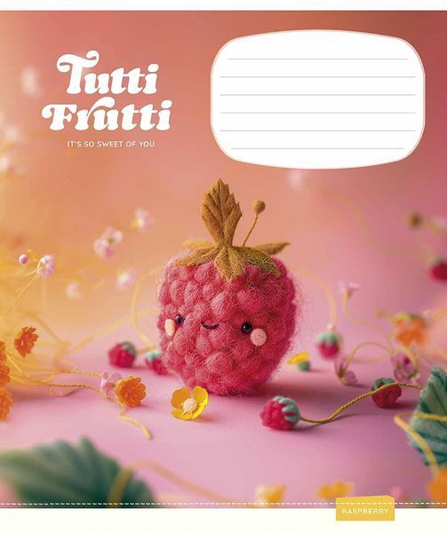 Комплект 5 шт. учнівських зошитів Tutti Frutti. Зошит Школярик 12 арк. у клітинку 3447 4820006470432 4820006470432_012-3447K фото