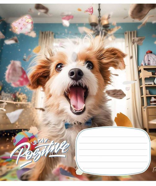 Комплект 5 шт учнівських зошитів Stay Positive. Зошит Школярик 18 арк. у лінію 3320 018-3320L 4820006470470 4820006470470_14 фото
