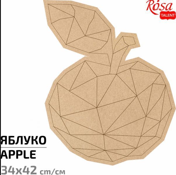 Основа для декорування панно-мозаїка &bdquo;Яблуко&ldquo; 1, МДФ, 34х42см, ROSA TALENT 4823098528647 фото