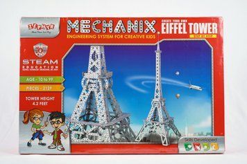 Металевий конструктор розвиваючий MECHANIX Ейфелова Вежа (2129 елм.) Zephyr 8904136010150 1015 8904136010150 фото