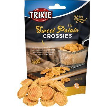 Ласощі Trixie Sweet Potato Crossies для собак з куркою та солодкою картоплею 100 г 4053032449190 31506***** фото