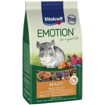 Корм Vitakraft Emotion Beauty Selection для шиншил для шкіри та шерсті 600 г 4008239724496 4008239724496 фото