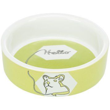 Миска Trixie для гризунів Hello Hamster хом'як керамічна 8 см 90 мл 4047974607343 4047974607343_3 фото