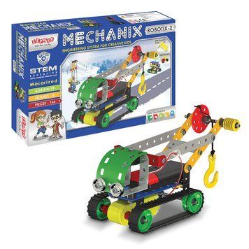 Металевий конструктор з електромотором ROBOTIX №2 (166 елм./8 моделей) Zephyr 8904136010631 1063 8904136010631 фото