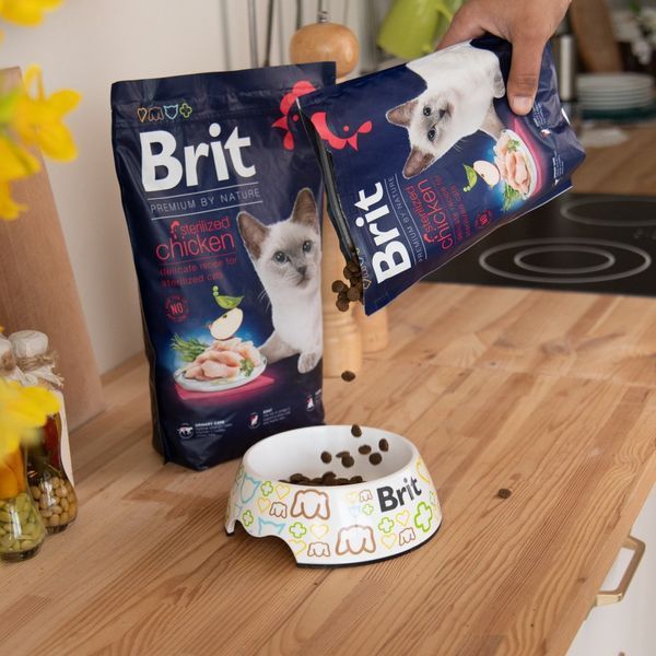 Корм сухий Brit Premium by Nature Cat Sterilised для стерилізованих котів з куркою 1,5 кг 171862 фото