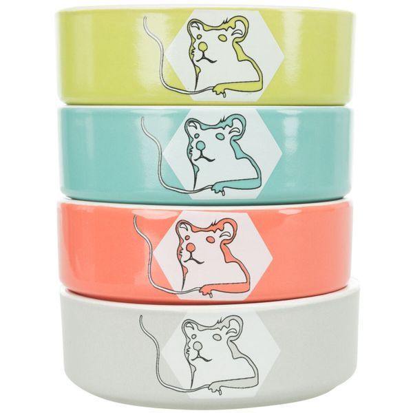 Миска Trixie для гризунів Hello Hamster хом'як керамічна 8 см 90 мл 4047974607343 4047974607343_3 фото