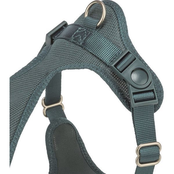 Шлея Trixie Comfort для собак м'яка XXS&ndash;XS 25&ndash;35 см 15 мм синьо-зелена 4053032679139 4053032679139 фото