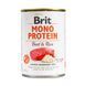 Корм вологий Brit Mono Protein Beef and Rice для собак з яловичиною та рисом 400 г 8595602555352 100832/100054/9735 фото 1
