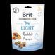 Ласощі Brit Care Functional Snack Light для собак для контролю ваги з кроликом та папаєю 150 г 8595602539956 111419/9956 фото 1