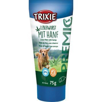 Ласощі Trixie Liver p&acirc;t&eacute; with hemp для собак Печінковий паштет з коноплею 75г 4011905318462 31846***** фото