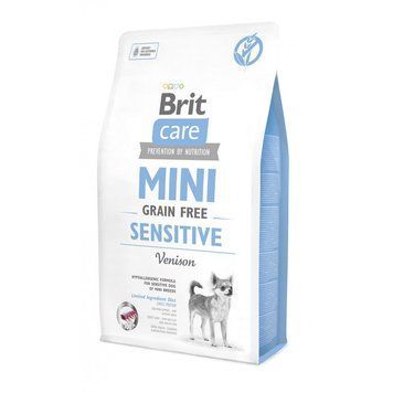 Корм сухий Brit Care Grain Free Mini Sensitive для собак мініатюрних порід з чутливим травленням з олениною 2 кг 8595602520169 170776/0169 фото