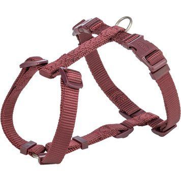 Шлея Trixie Premium H-harness для собак XXS&ndash;XS 20&ndash;32 см 10 мм бордова 4053032672864 4053032672864 фото