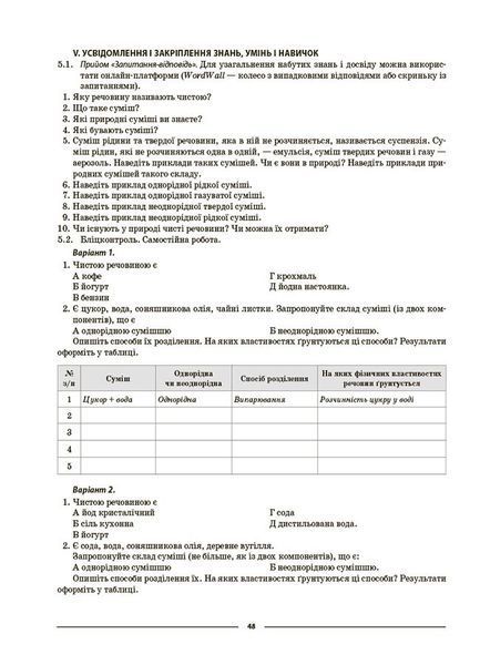 Книга Хімія 7 клас. Мій конспект. Матеріали до уроків ХМР001 Основа Автор - О. К. Русанова ПММ028 9786170042644 9786170042644 фото