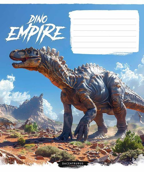 Комплект 5 шт учнівських зошитів Dino empire. Зошит Школярик 18 арк. у клітинку 3490 4820006470463 4820006470463_018-3490K фото