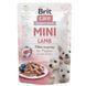 Корм вологий Brit Care Mini для цуценят філе з ягням в соусі 85 г 8595602560301 100911/100216/4418 фото 1