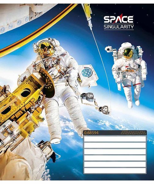 Набір 5 шт, зошит учнівський, Space singularity (ВД-лак). Зошит Star у лінію 24арк. 3384 4820006472115 4820006472115_5 фото