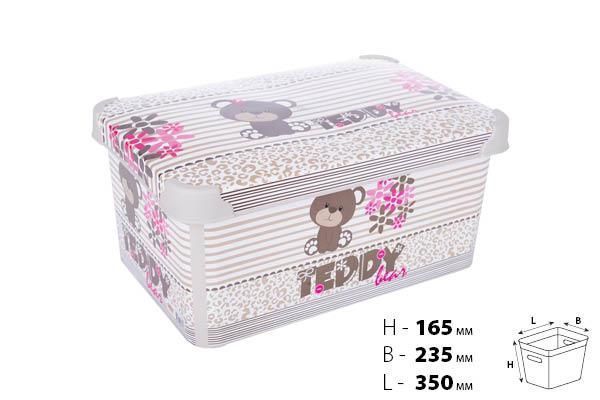 Контейнер VIOLET HOUSE DECOR TEDDY (6513209) 2065132090013 2065132090013 фото