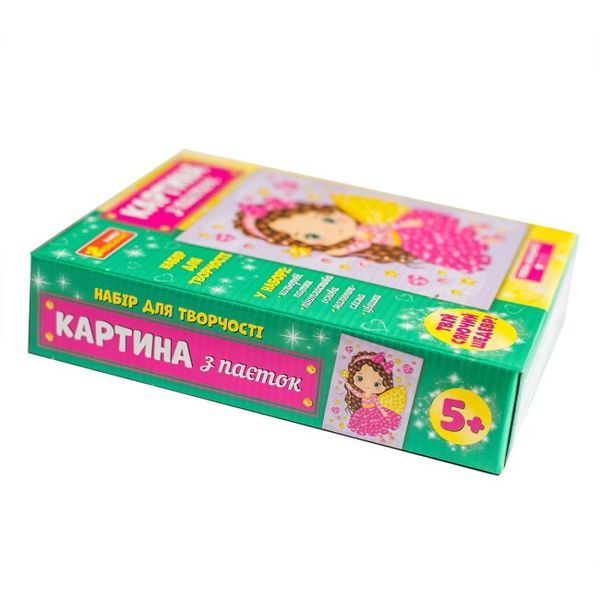 Набір для творчості "Картина з паєток. Фея" 5+ 4823076153359 фото
