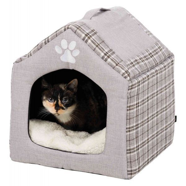 Будиночок Trixie для собак та котів Silas сірий 40х45х40 см 4057589363527 4057589363527 фото