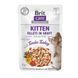 Корм вологий Brit Care Fillets in Gravy Tender Turkey Kitten для кошенят філе в соусі з індичкою 85 г 101052 фото 1