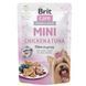 Корм вологий Brit Care Mini для дорослих собак мініатюрних порід філе з куркою та тунцем в соусі 85 г 8595602560318 100912/100217/4425 фото 1