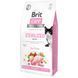 Корм сухий Brit Care Cat Grain Free Sterilized Sensitive для стерелізованих котів з чутливим травленням з кроликом 7 кг 171289/0754 фото 1