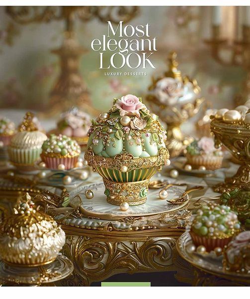 Набір 5 шт, зошит загальний, Luxury desserts. Зошит Star у клітинку 60 арк. 3477 4823088231960 4823088231960_060-3477K фото