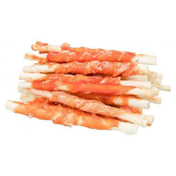 Ласощі Trixie Denta Fun Chewing Rolls для собак Паличка для чищення зубів з куркою 12 см 240 г 30 шт 4011905313788 4011905313788 фото
