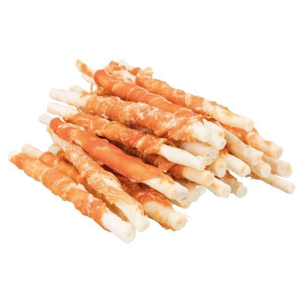 Ласощі Trixie Denta Fun Chewing Rolls для собак Паличка для чищення зубів з куркою 12 см 240 г 30 шт 4011905313788 4011905313788 фото
