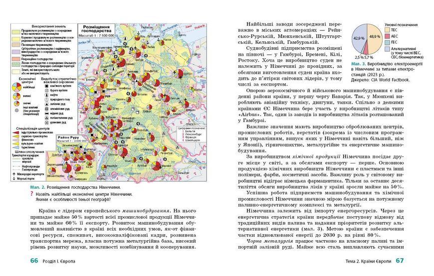 Книга Географія (рівень стандарту) підручник для 10 класу ЗЗСО _ КОМ Ранок Автор - Довгань Г. Д. О739003У 9786170991638 9786170991638 фото