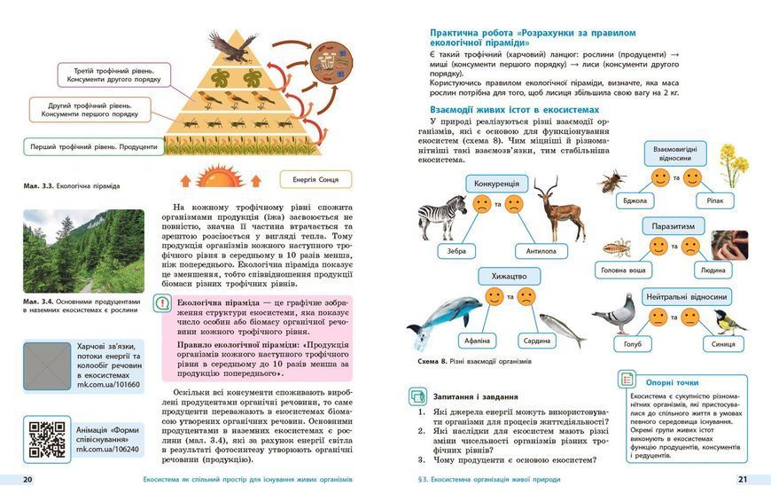 Книга Біологія підручник для 7 класу закладів загальної середньої освіти _ КОМ Ранок Автор - Тагліна О. В.; Самойлов А. М.; 9786170987686 фото