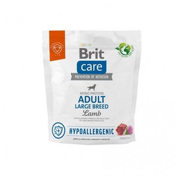 Корм сухий Brit Care Dog Hypoallergenic Adult Large Breed для дорослих собак великих порід гіпоалергенний з ягням 1 кг 8595602559091 8595602559091 фото