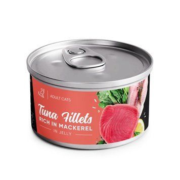 Корм вологий Savory Tuna Fillets rich in Mackerel in Jelly for Adult Cats філе тунця з макреллю в желе для дорослих котів 4820261920970 фото