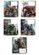 Комплект 5 шт. учнівських зошитів Animals transformers. Зошит Школярик 12 арк. у клітинку 3467 4820006470432 4820006470432_012-3467K фото 1
