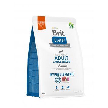 Корм сухий Brit Care Dog Hypoallergenic Adult Large Breed для дорослих собак великих порід з ягням 3 кг 8595602559084 8595602559084 фото