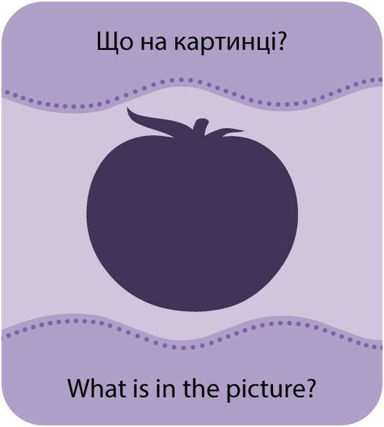 Розвивальна Гра із силуетами. Овочі та фрукти КЕНГУРУ 9789667508876 фото