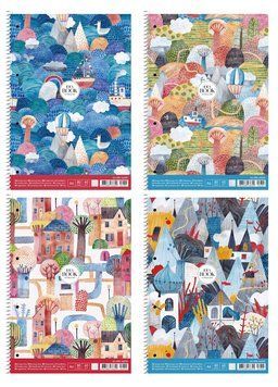 Набір 4 шт. коледж блоків. Idea book. Коледж блок Школярик В5 80 арк. у клітинку 6605 A4-080-6605K 4823088236309 4823088236309 фото