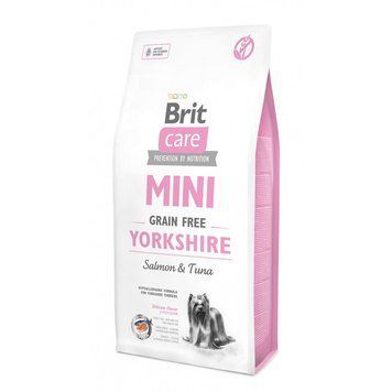 Корм сухий Brit Care Grain Free Mini Yorkshire для йоркширських тер&rsquo;єрів з лососем та тунцем 7 кг 8595602520213 170781/0213 фото
