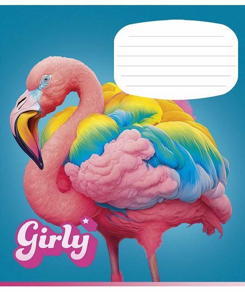 Набір 5 шт, зошит учнівський, Girly (ВД-лак). Зошит Star у лінію 24арк. 3330 4820006472115 4820006472115_9 фото