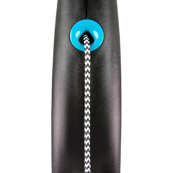 Повідець-рулетка Flexi для собак Black Design трос синя розмір XS 3 м/8 кг 4000498033234 4000498033234 фото