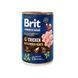 Корм вологий Brit Premium by Nature k консерви для собак з куркою та курячим серцем 400 г 8595602560356 100405/8522 фото 1