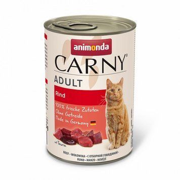 Корм вологий Carny Adult Beef для котів з яловичиною 400 г AM-83723 фото