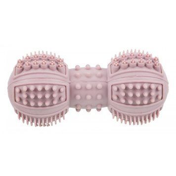 Іграшка Trixie Junior Dumbbell для цуценят Гантель шипована гума рожева 9 см 4011905333434 4011905333434_1 фото