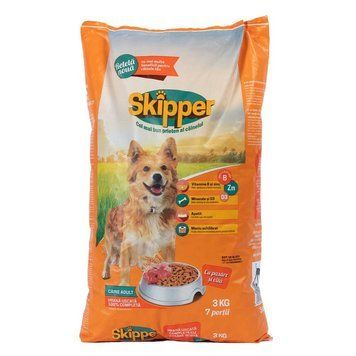 Корм сухий Skipper для собак з яловичиною та куркою 3 кг 5948308003536 101104***** фото
