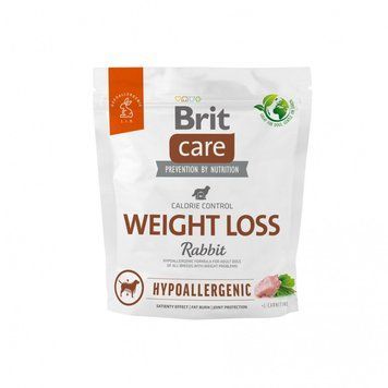 Корм сухий Brit Care Dog Hypoallergenic Weight Loss для собак із зайвою вагою гіпоалергенний з кроликом 1 кг 8595602559183 8595602559183 фото